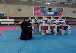 اعزام تیم تکواندو بانوان کرمانشاه به رقابت های تکواندو