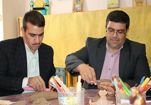 مسئولین بافق هم پا به دنیای کودکی خود گذاشتند