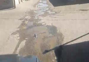 نگاهی به وضعیت اسفناک معابر در رفسنجان + فیلم