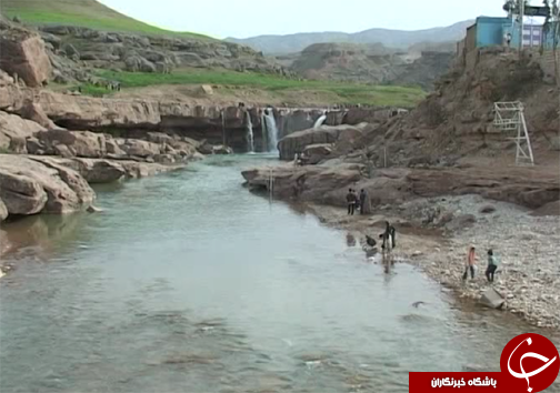 آبشار افرینه، آبشار شگفت انگیز در شهرستان خرم آباد/ آبشاری در مرز بین استان&zwnj;های لرستان و خوزستان + تصاویر