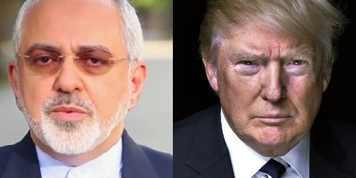 وزیر امور خارجه در چهار توئیت به نطق ترامپ واکنش داد