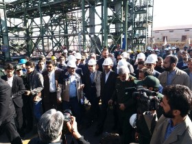 افتتاح کارخانه تولید آهن اسفنجی فولاد میانه