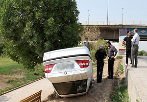 واژگونی خودرو دلیل بیشتر تصادفات رانندگی در استان سمنان