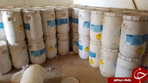کشف کارگاه ساخت خمپاره های شیمیایی داعش + تصاویر