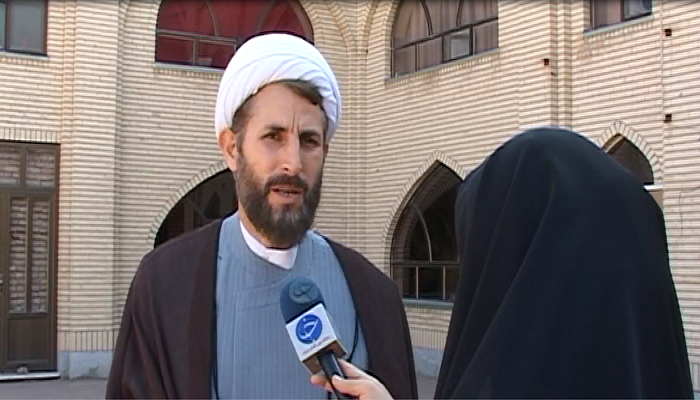 تجمع دانشجویان دانشگاه محقق اردبیلی در جهت محکومیت سخنان ترامپ