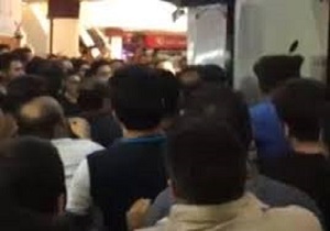 درگیری ماموران شهرداری آبادان با کسبه
