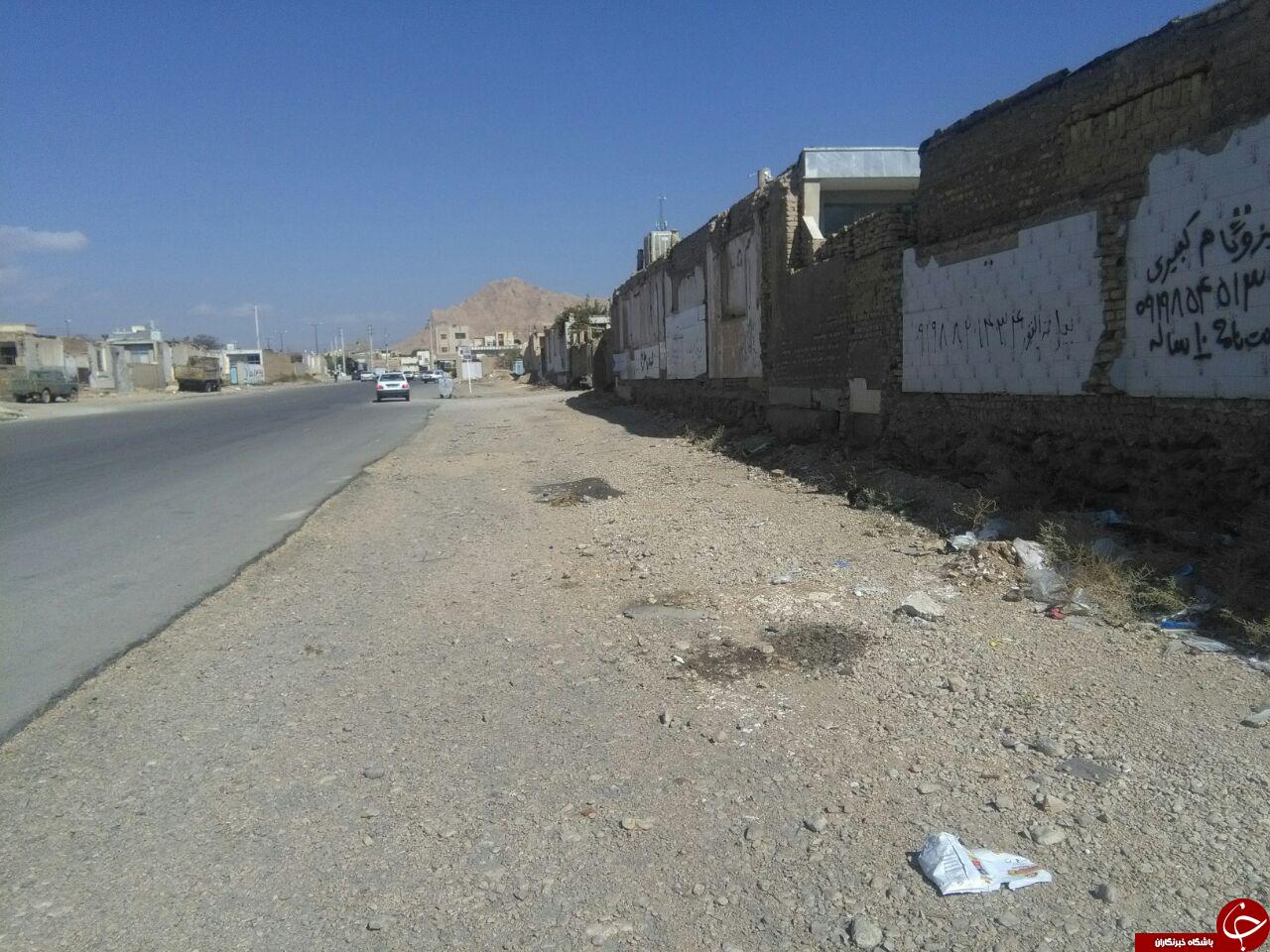 وضعیت نامناسب خیابان شهرک ولیعصر + تصاویر