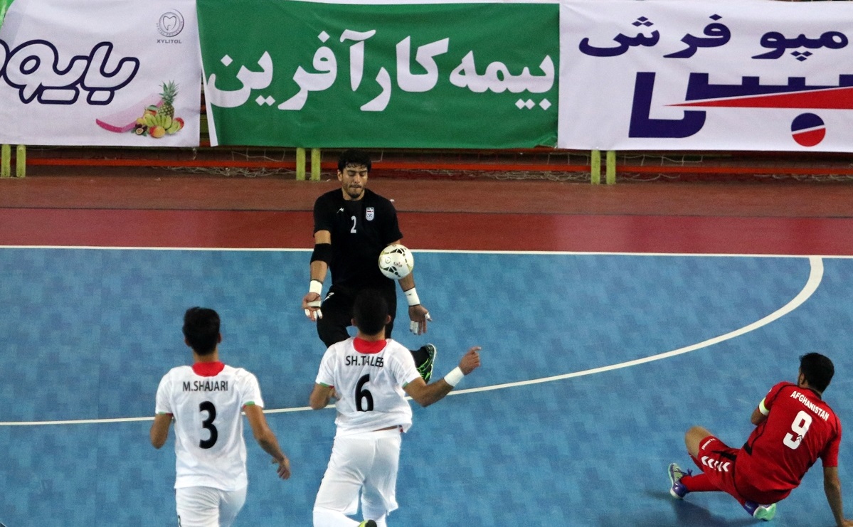 گزارش تصویری از دیدار تیم ملی فوتسال افغانستان و ایران
