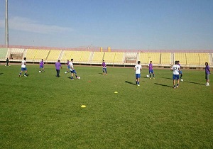 تیم فوتبال کاسپین قزوین به میدان می‌رود