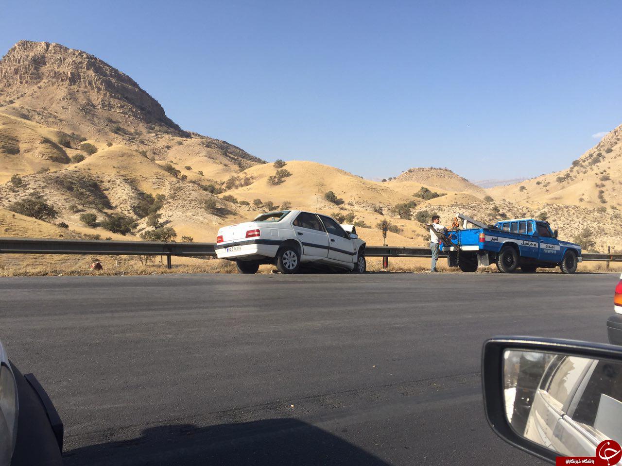 برخورد مرگبار دو پژو با یکدیگر + تصاویر