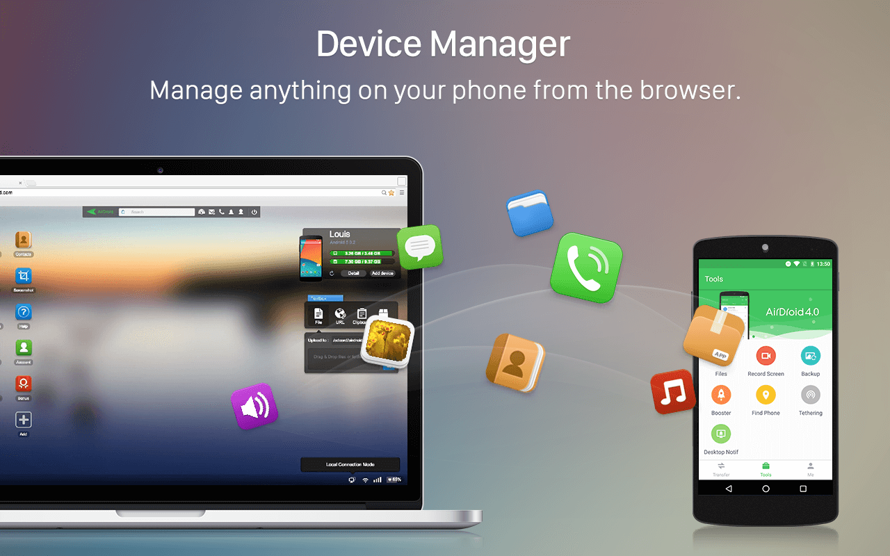 نرم&zwnj;افزار AirDroid برای آی&zwnj;اواس منتشر شد