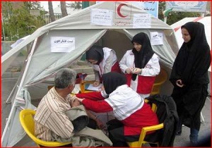 آماده باش 10 پایگاه هلال احمر برای خدمت رسانی به زائران اربعین