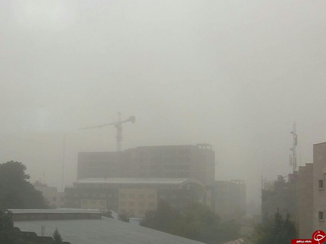 وزش باد و گرد و غبار شدید در مشهد/ کاهش میزان دید