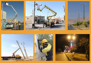 بهره برداری از 55 پروژه عمرانی برق رسانی در آرادان
