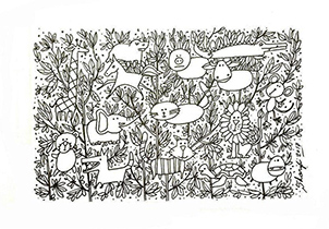 برگزاری کارگاه هنر احمقانه Doodle Art در خانه کاریکاتور اصفهان