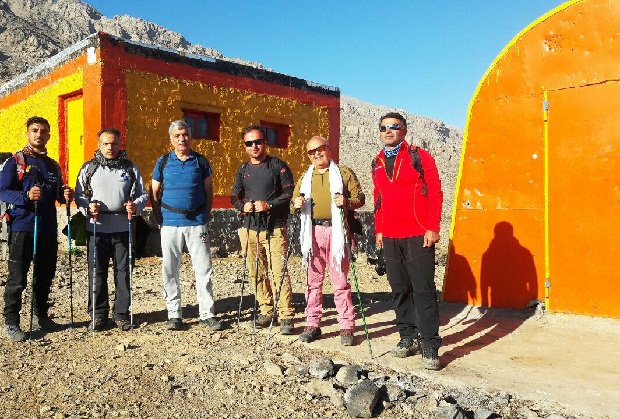 صعود تیم کوهنوردی صنایع هوایی ایران به ارتفاعات گرین نهاوند