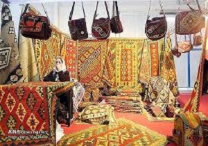 نمایشگاه منطقه‌ای صنایع دستی در سنندج افتتاح شد