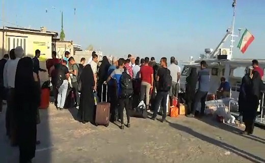 وضعیت نامناسب امکانات در اسکله خارک + فیلم