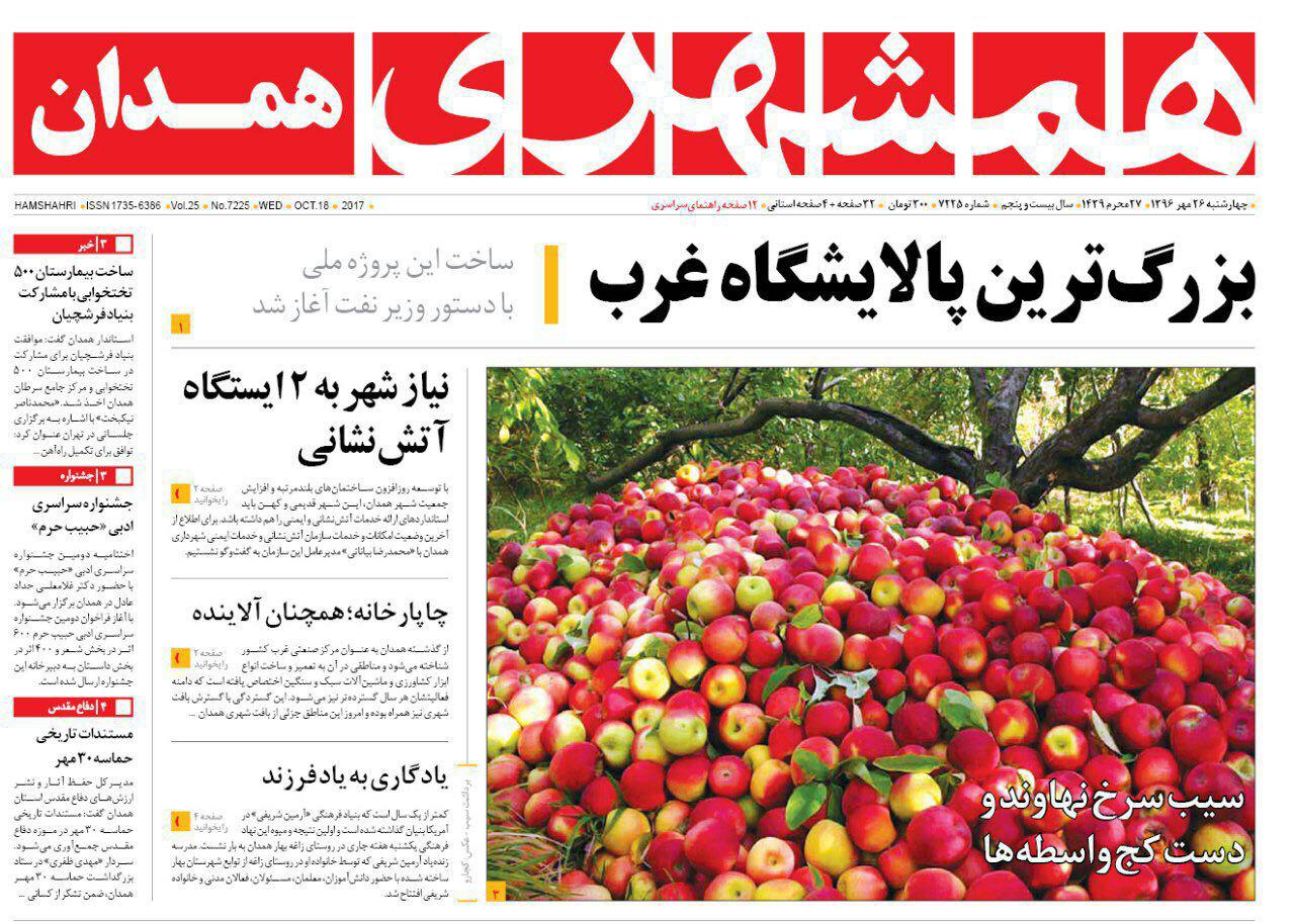 از نشست همدان روی فروچاله تا تعیین و تکلیف پتروشیمی