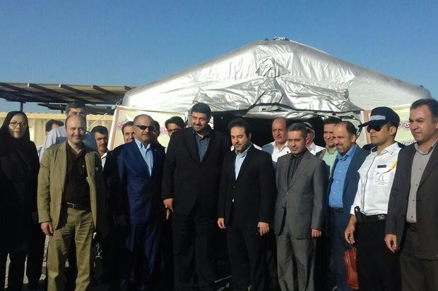 افتتاح بیمارستان صحرایی در مرز مهران