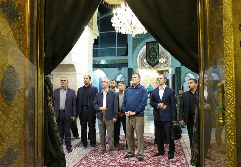 حضور سرلشگر باقری در حرم حضرت رقیه (س)+ تصاویر
