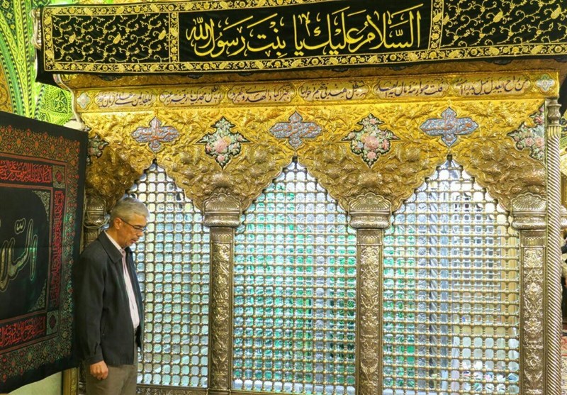 حضور سرلشگر باقری در حرم حضرت رقیه (س)+ تصاویر