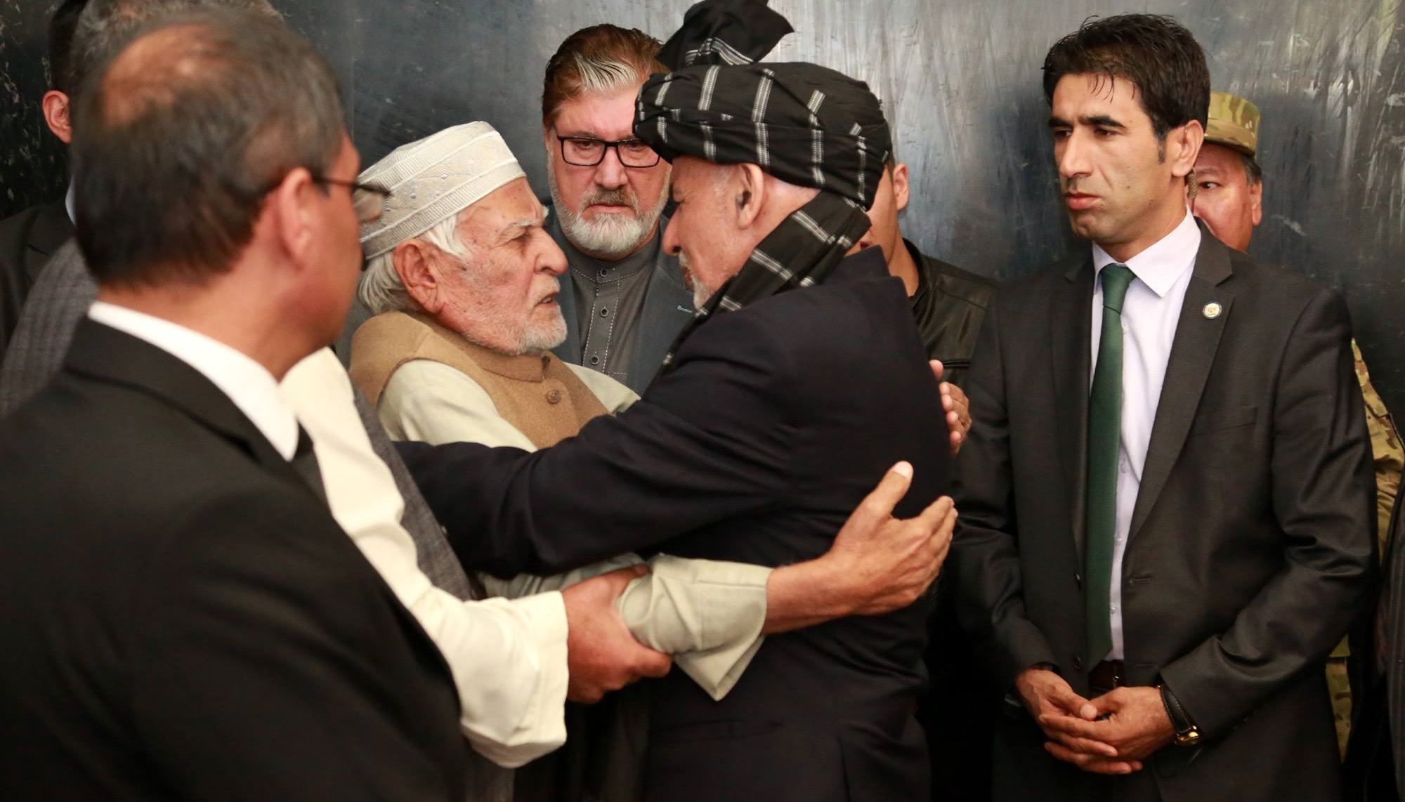گزارش تصویری: حضور &laquo;اشرف غنی&raquo; و مقامات عالیرتبه افغانستان در تشییع جنازه فرمانده پلیس پکتیا