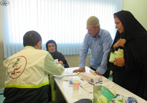 خدمات رایگان بهداشتی و درمانی در لردگان