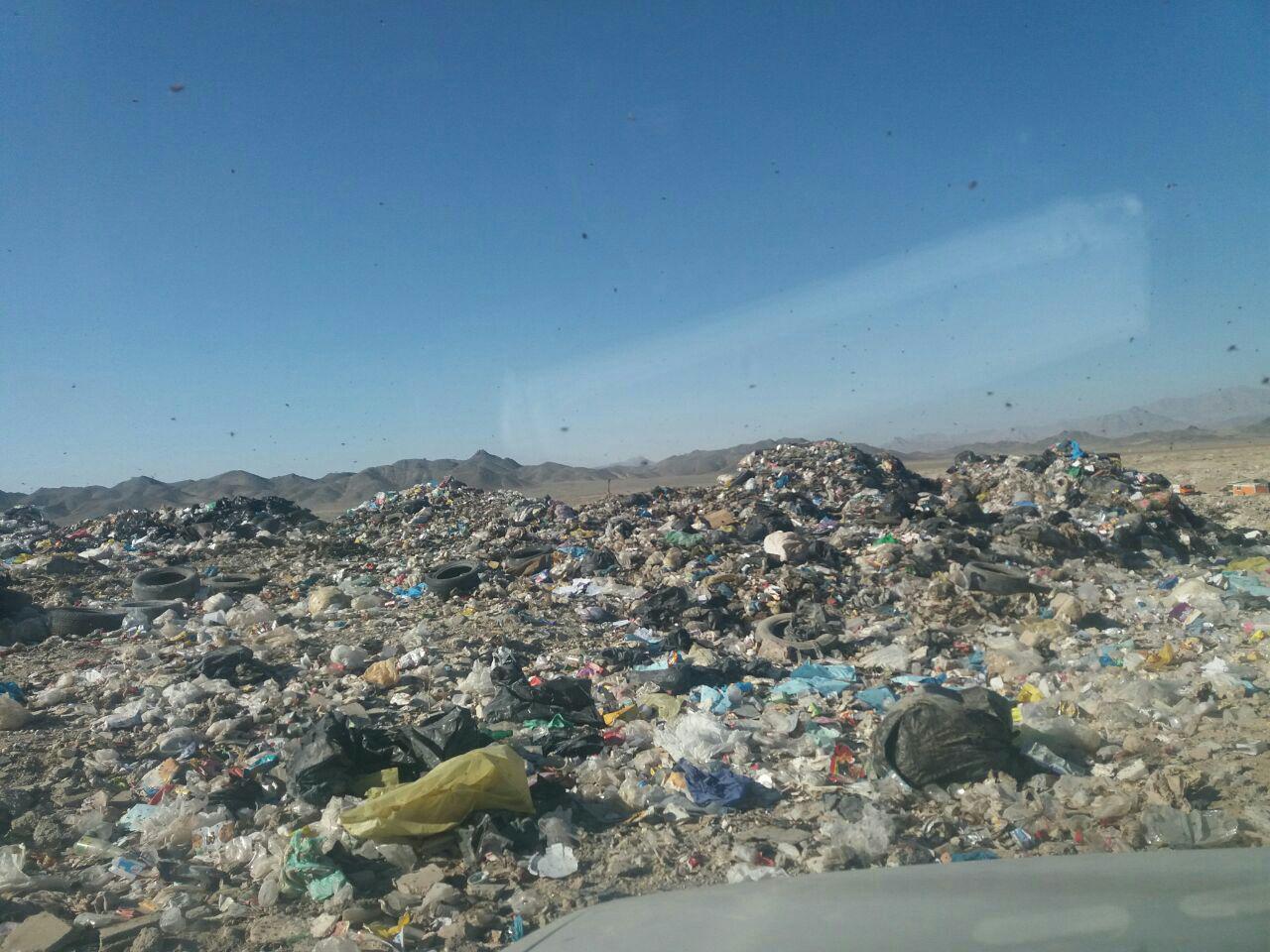 وضعیت دفن زباله در زاهدان بحرانی است