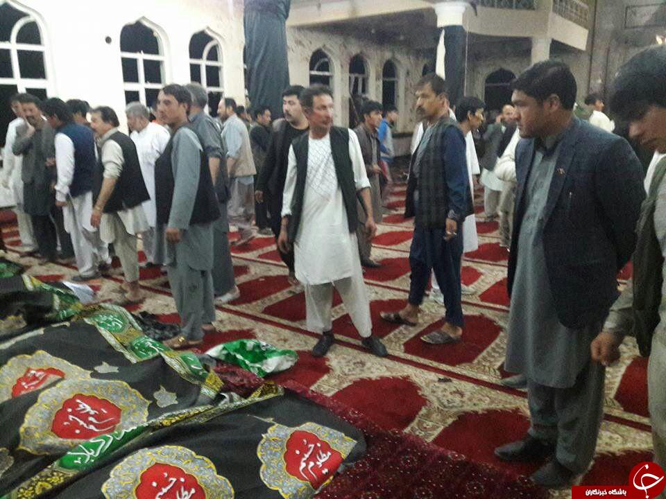 گزارش تصویری از حمله داعش به مسجد امام زمان کابل