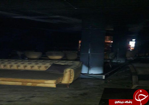 فروشگاه مبل ساری در آتش سوخت