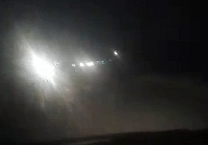 خطر رانندگی در تاریکی مطلق! + فیلم