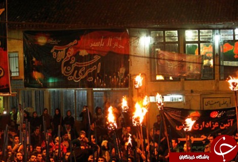 دسته چوبی گرگان و خون خواهی امام حسین (ع) در شب دوازدهم محرم