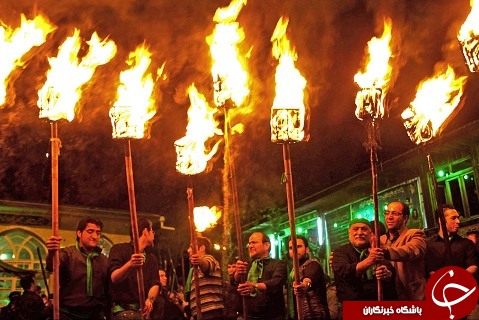 دسته چوبی گرگان و خون خواهی امام حسین (ع) در شب دوازدهم محرم