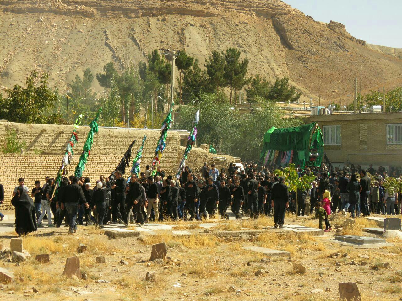 نخل، نماد تشییع حضرت ابوالفضل در روستای سُه / عزاداری دهه اول محرم روستای سُه ،اثری ناملموس