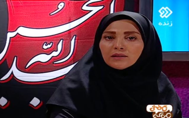 اشک های مجری تلویزیون