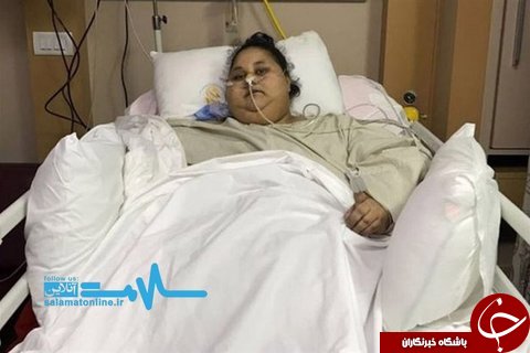 چاق ترین زن دنیا درگذشت +تصاویر
