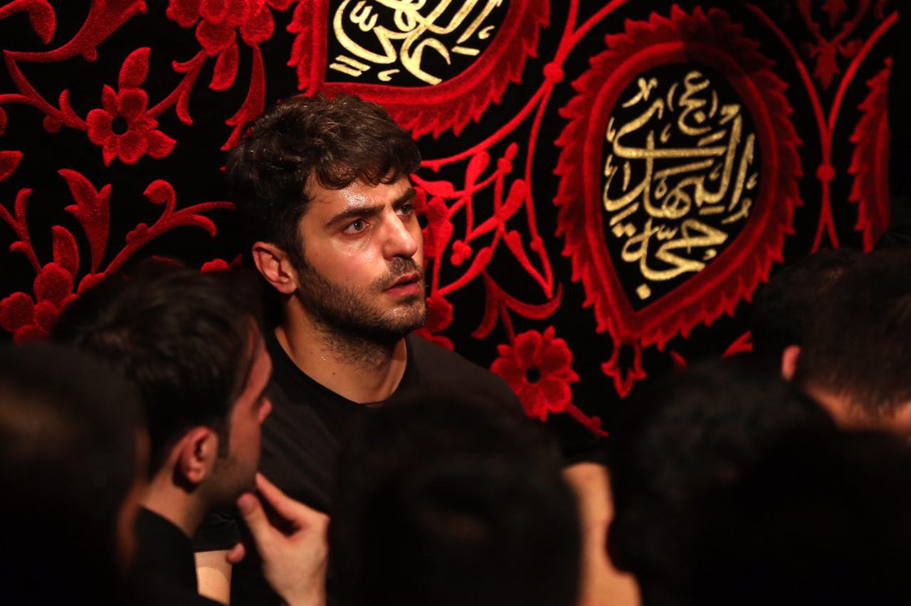 تصاویری از عزاداری علی ضیاء در محرم 96