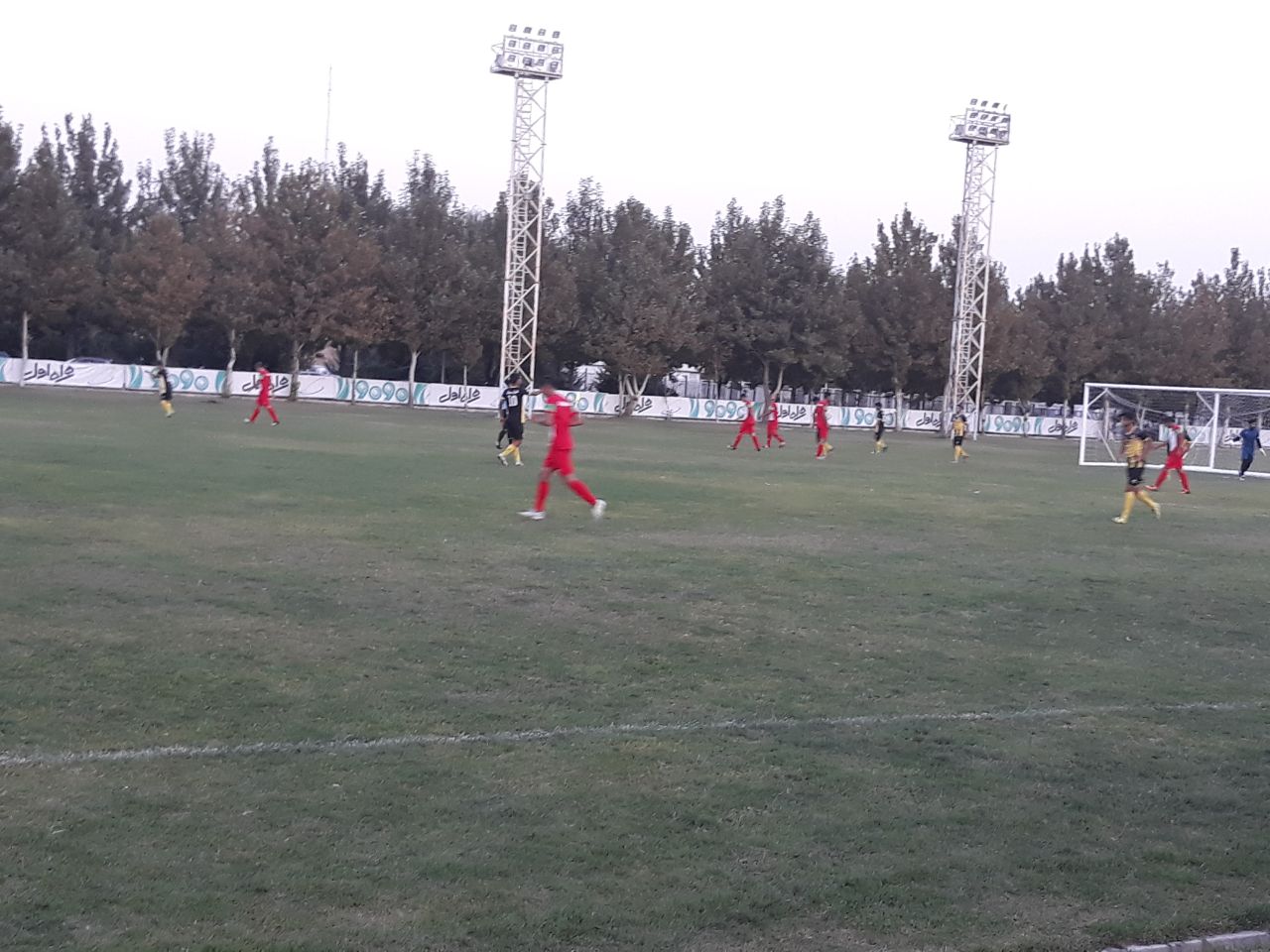 تساوی تیم ملی نوجوانان ایران مقابل جوانان تهران مبدل