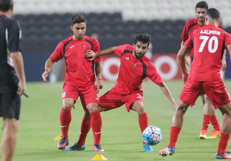 تمرین با نشاط شاگردان برانکو قبل از بازی با الهلال