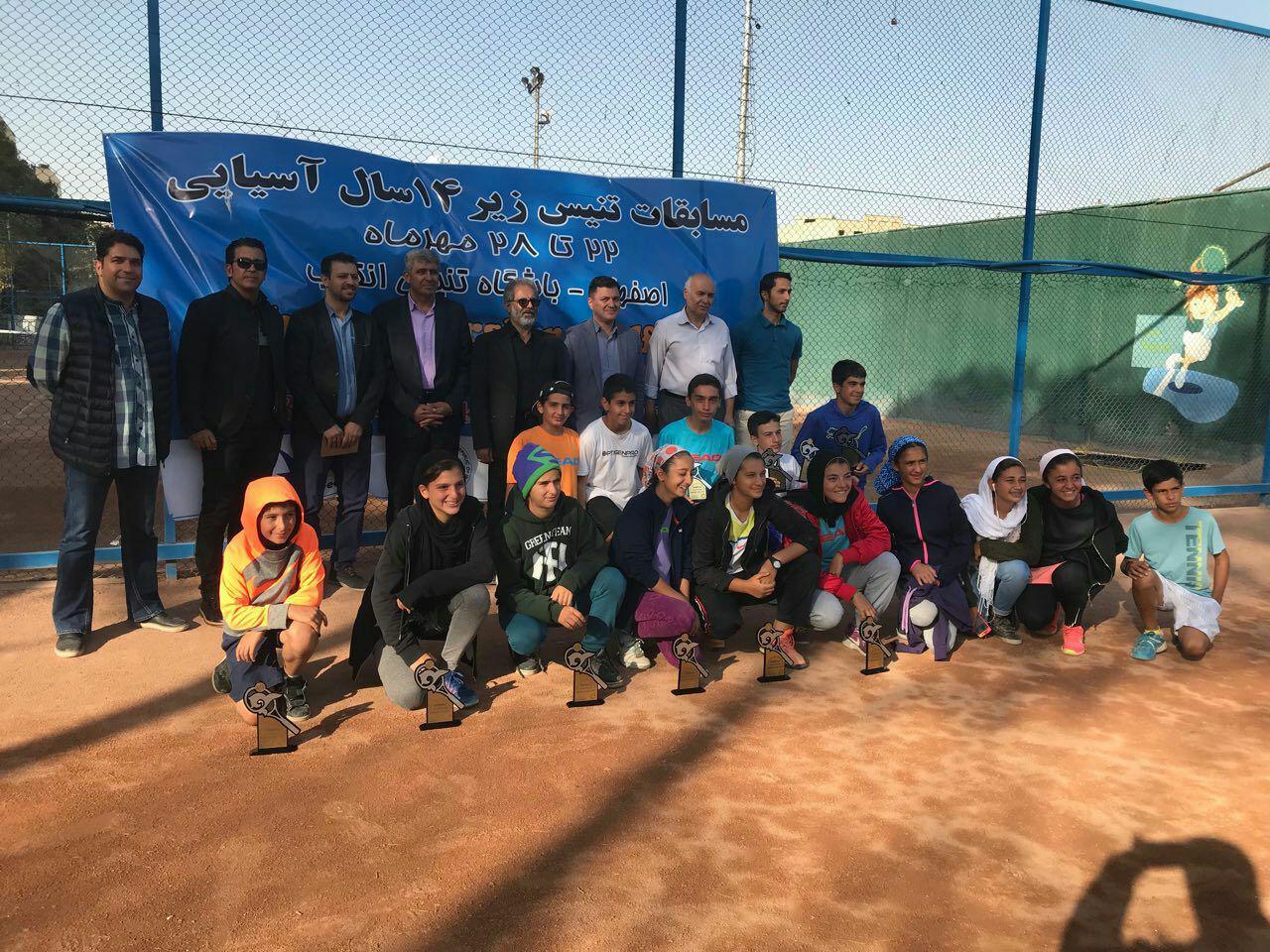 تنیسور کرمانی بر سکوی سوم رقابت های آسیایی