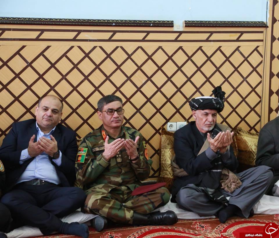 گزارش تصویری از دیدار &laquo;اشرف غنی&raquo; با خانواده های قربانیان حمله پکتیا