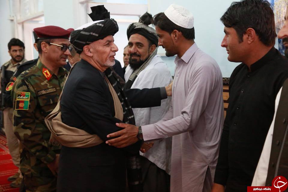 گزارش تصویری از دیدار &laquo;اشرف غنی&raquo; با خانواده های قربانیان حمله پکتیا