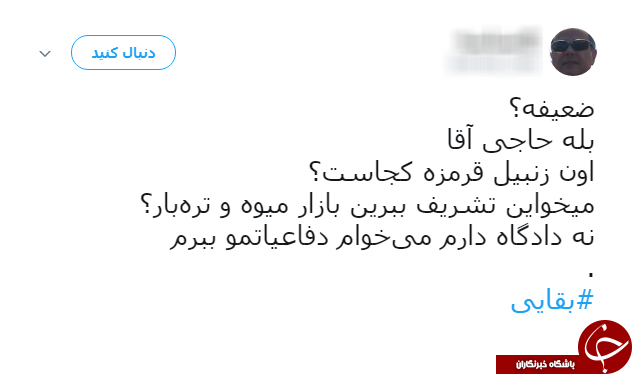 بقایی و زنبیل قرمزش؛ سوژه جدید کاربران فضای مجازی + عکس