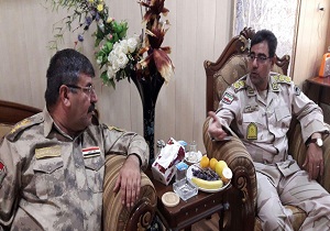 فرمانده هنگ مرزی قصرشیرین با کلانتر مرزی کشور عراق در خانقین دیدار کرد