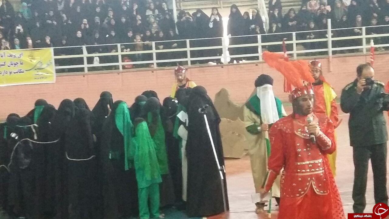 مراسم خطبه خوانی حضرت زينب (س) در خوی +تصاوير