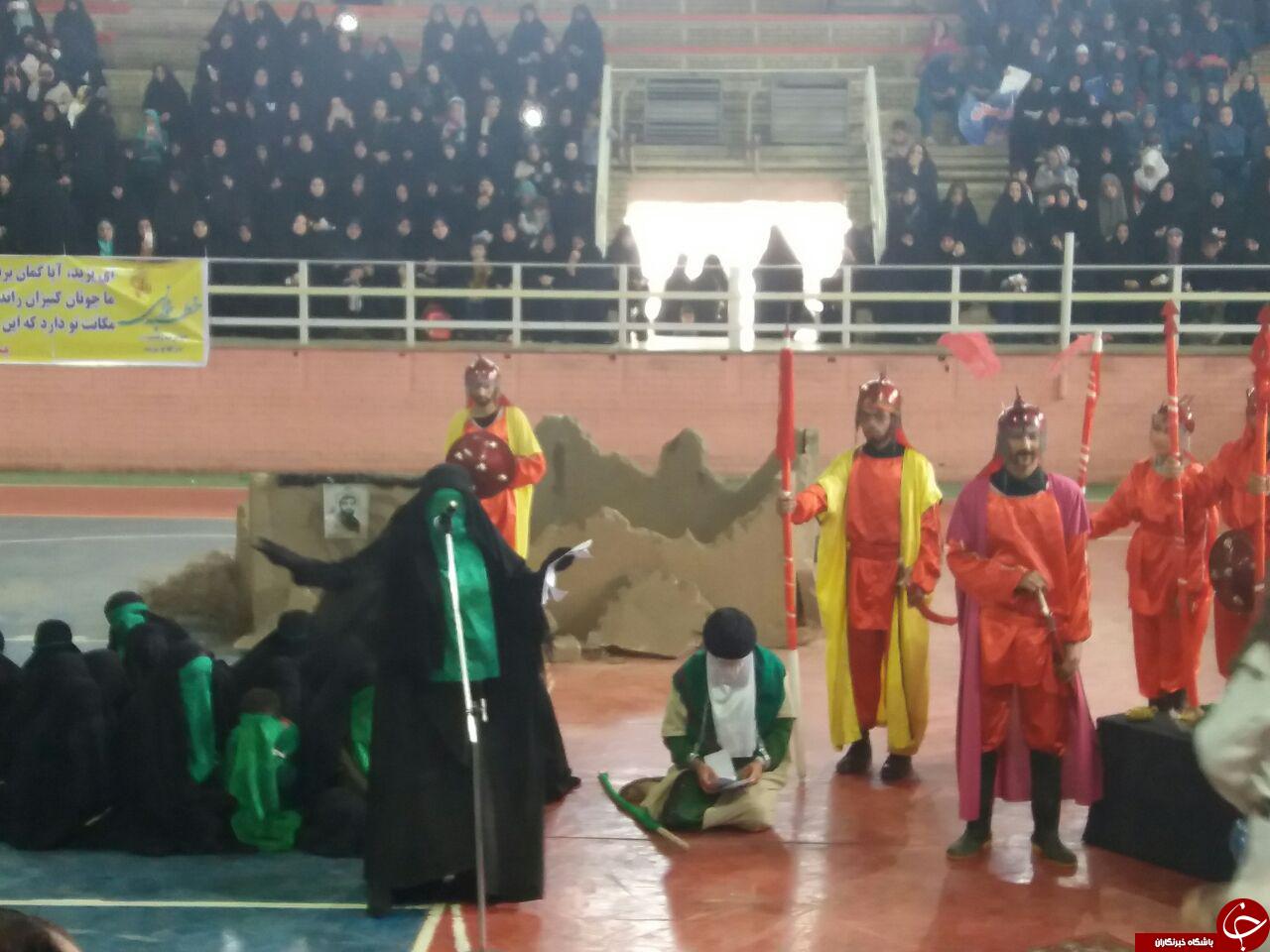 مراسم خطبه خوانی حضرت زينب (س) در خوی +تصاوير
