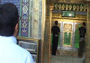 نصب ضریح امامزاده پیرمحمد(ع) سلسله