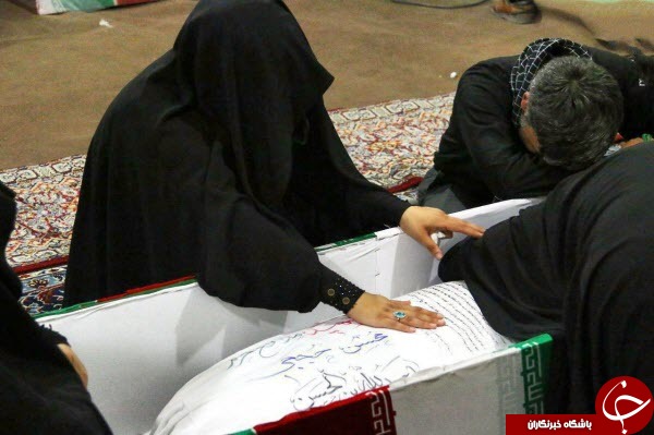 اولین تصاویری از پیکر پاسدار شهید حججی