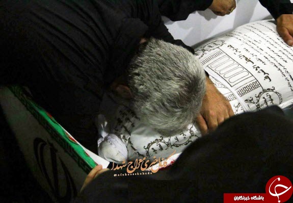 اولین تصاویر از پیکر پاسدار شهید حججی